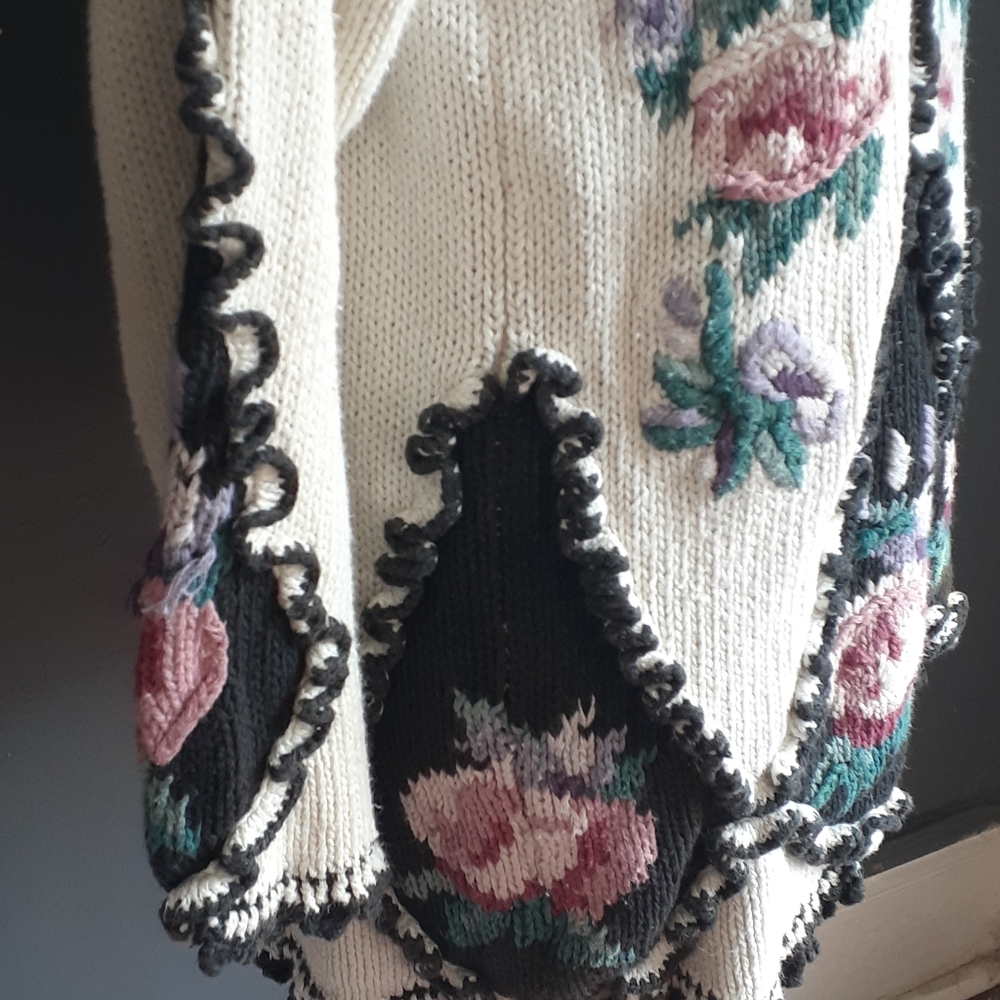 Vtg Rebecca Stone knitted sweaters sz large - Picture 6 of 17